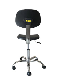Anti-Static Adjustable Swivel Stool for Lab, Workshop, and Medical Use