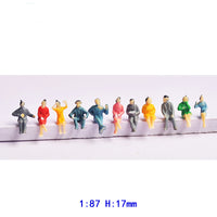 Miniature Seated Figure Models for Architectural Sand Table Scenery 1:87/1:100 Scale