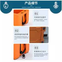 55QT Rotomolded Insulated Cooler Box for Food, Medicine, and Vaccine Transport