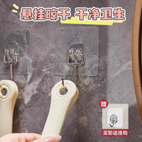 Donut Back Scrubber with Long Handle, Soft Bristle Bath Brush for Exfoliation and Deep Cleaning