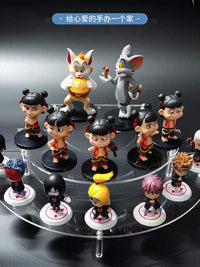 Acrylic Semicircle Display Risers for Collectibles and Small Figurines
