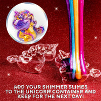 DIY Unicorn Slime Kit for Kids, Crystal Mud Bubble Slime Set, Creative Sensory Play Toy