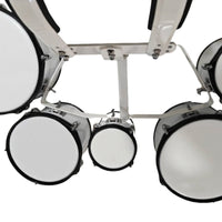 5-Piece Marching Drum Set with Carrier
