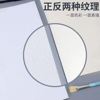 Schiller 600g Thickened Acrylic Paper Canvas Texture Cardboard for Art Painting