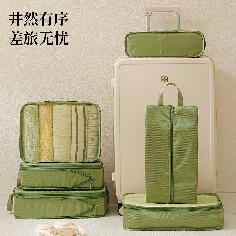 Travel Storage Bag Set Waterproof Compression Packing Cubes for Luggage