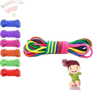 Retro Elastic Jump Rope for Kids, High Elasticity Durable Skipping Rope for Group Play