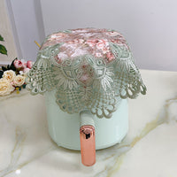 Versatile Lace Fabric Dust Cover for Air Fryer Rice Cooker Microwave Oven Washing Machine