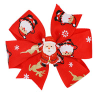Christmas Santa Claus Reindeer Pet Hair Clips for Dogs and Cats, Festive Hair Accessories for Children