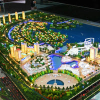 Miniature Architectural City Planning Sand Table Model