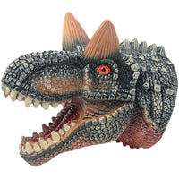 Kids Dinosaur Hand Puppet Realistic Parent-Child Interactive Toy Soft Rubber Model for Boys