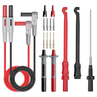 Multimeter Test Leads Kit with Replaceable Probes for Automotive Diagnostics