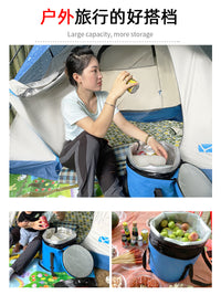 Large Capacity Insulated Food Delivery Bag, Thickened Waterproof Cooler for Hot and Cold Food