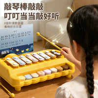 Baby Xylophone Piano Toy with Hammer for Early Education and Musical Development