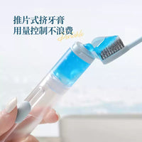 Portable All-in-One Travel Toothbrush and Toothpaste Set