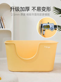 Mango Large Open Cat Litter Box with Anti-Splash Design