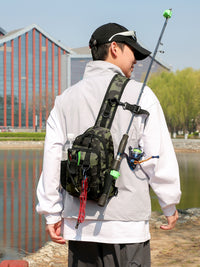 Waterproof Fishing Tackle Bag Lure Chest Pack Shoulder Crossbody for Outdoor Angling