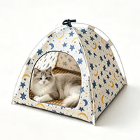 4D Breathable Mesh Pet Tent Bed for Cats, All Seasons