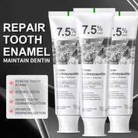 7.5% Nano Hydroxyapatite Fluoride-Free Whitening Toothpaste for Stain Removal & Enamel Protection, 120g