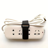 Reusable Hook and Loop Cable Ties with Buckle for Cord Management and Organization