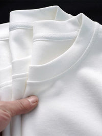 Unisex 100% Cotton Short Sleeve T-Shirt Casual Loose Fit Sport Top