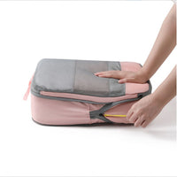 Compression Travel Packing Cubes Set for Clothes and Underwear, Space-Saving Luggage Organizer Bags