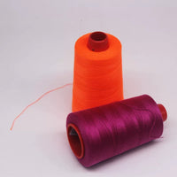 Heavy Duty 202 Denim Thread for Sewing Machines - Thick 2-Ply Polyester Thread for Jeans, Canvas, and Outdoor Fabrics