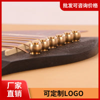 Brass Bridge Pins for Acoustic Guitar - Set of 6