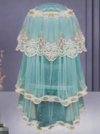 Lace Embroidered Blender Dust Cover for Kitchen Appliances