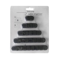 Desktop Cable Organizer Clips Set for Mouse, USB, and Charging Cords