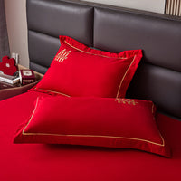 Disposable Red Wedding Bed Sheet Set for Bridal Chamber