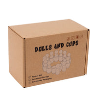 Montessori Wooden Rainbow Stacking Cups & Balls Educational Toy for Early Learning