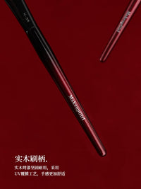 Meinvlang Professional Eyebrow Brush for Wild Brows - Flat Head Animal Hair Makeup Brush