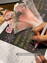 NFC Recording Rose Bouquet Pop-Up Book Greeting Card DIY Kit for Birthday Gifts