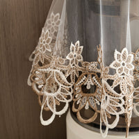 Lace Embroidered Blender Dust Cover for Kitchen Appliances