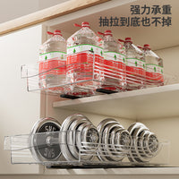 Pull-Out Under Sink Organizer for Kitchen Cabinets, Expandable Storage Rack for Dishes, Spices, and Cookware