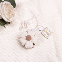 Handmade Fabric Sunflower Keychain Bag Charm