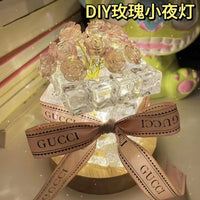 DIY Rose Ice Cube Night Light Kit for Gifting