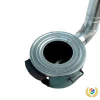 Portable Wood Burning Stove for Outdoor Heating and Cooking