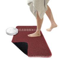 Linen Rubber Non-Slip Absorbent Quick-Dry Bathroom Mat