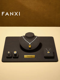 FANXI Premium Jewelry Display Stands for Necklaces, Rings, Bracelets, and Pendants