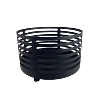 Outdoor Camping Round Fire Pit Charcoal Wood Burning BBQ Grill Garden Patio Heating Stove