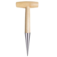 Wooden Handle Garden Dibber for Seeding, Transplanting, and Fertilizing
