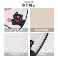 Blue Rain Creative Gel Car Seat Cushion Cute Cat Vehicle Cooling Pad Summer Breathable Car Seat Mat