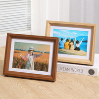 Nordic Minimalist Wooden Photo Frame for Wall or Tabletop Display, A3-A4, 6-10 Inch Picture Frame