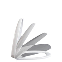 Universal Toilet Seat Cover with Soft Close Hinge, Thickened O/V/U Shape Toilet Lid for Home Bathroom