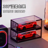 Diecast Car Model Display Case Dustproof Toy Vehicle Storage Box for F1 Hot Wheels Tomica
