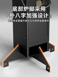 Portable Rocket Stove Wood Burning Heater for Outdoor Camping and Picnics