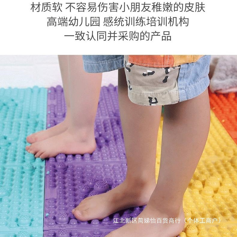 Baby Sensory Acupressure Mat Soft Silicone Tactile Training Pad for Infants and Toddlers