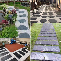 Irregular Bluestone Stepping Stones for Garden Paths and Landscaping