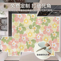 Floral Diatomaceous Earth Kitchen Mat - Super Absorbent, Quick Dry, Non-Slip & Customizable